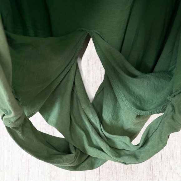 Aerie Cropped Oversized Wrapback Tie Back Short Sleeve Tee Shirt size XXL - Picture 7 of 7